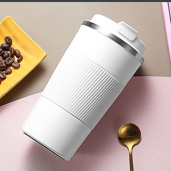 Versatile and reliable tumbler, enjoy your favorite beverages anywhere, anytime in white color.